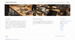 Desktop Screenshot of maschinendeck.org